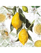 Салфетка для декупажа "Лимоны", 33х33 см, Голландия