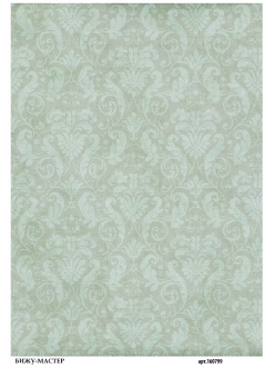 Рисовая бумага для декупажа Классический орнамент, А4, Россия