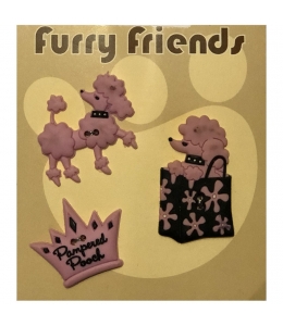 Декоративные пуговицы "Королевский пудель", серия Furry Friends, Blumenthal Lansing