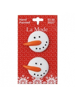 Декоративные пуговицы "Снеговик" серия La Mode Christmas, Blumenthal Lansing