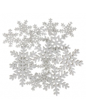 Декоративные элементы "Снежинки белые", пластик, Blumenthal Lansing