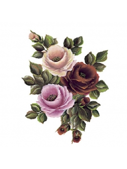 Трансфер универсальный Три розы, 17х25 см, Cadence G-158