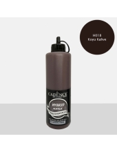 Гибридная акриловая краска Hybrid Acrylic 18 темный кофе, 500 мл, Cadence