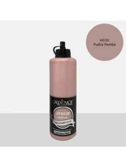 Гибридная акриловая краска Hybrid Acrylic 30 пудровый розовый, 500 мл, Cadence