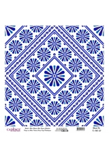 Рисовая бумага Blue Shades K042 плитка, Cadence 30х30 см