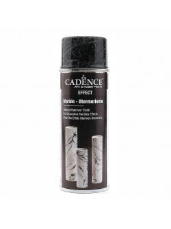 Спрей-краска для создания эффекта мрамора  Marble Spray 04 серебро, 200 мл, Cadence