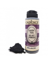 Пудра для создания бархатной поверхности Velvet Powder, черный, 120 мл, Cadence