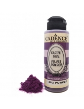 Пудра для создания бархатной поверхности Velvet Powder, фиолетовый, 120 мл, Cadence