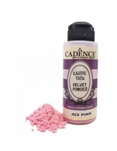 Пудра для создания бархатной поверхности Velvet Powder розовая, 120 мл, Cadence