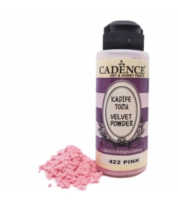 Пудра для создания бархатной поверхности Velvet Powder розовая, 120 мл, Cadence