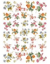 Рисовая бумага для декупажа Calambour Pau-033 "Цветочки,17 век", 35х50 см