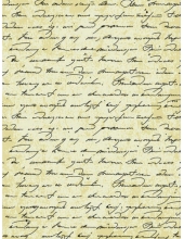 Рисовая бумага CP00591 "Старинная рукопись", 28,2х38,4см, Craft Premier (Россия)