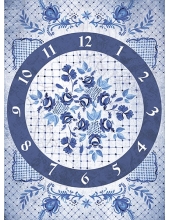 Рисовая бумага CP01872 "Гжель, часы", 28,2х38,4 см, Craft Premier (Россия)