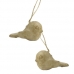 Фигурки из папье-маше Снегири на подвесе 8,5 см, 2 штуки, Decopatch