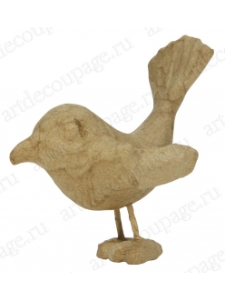 Фигурка из папье-маше Птичка на ножках мини, 11х6х11 см, Decopatch