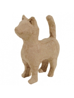 Фигурка из папье-маше мини Кошка, Decopatch