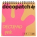 Бумага для декопатч блокнот Розовый 15х19 см, 48 листов, 12 дизайнов, Decopatch