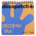 Бумага для декопатч блокнот Голубой 15х19 см, 48 листов, 12 дизайнов, Decopatch