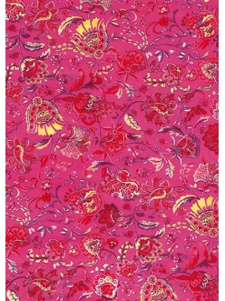 Бумага для декопатч Восточная ткань красно-розовая,  Decopatch 338, 30х40 см