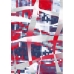 Бумага для декопатч Красно-бело-серая, Decopatch (Франция), 30х40 см