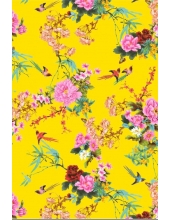 Бумага для декопатч "Японский сад на желтом", Decopatch (Франция), 30х40 см