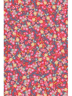 Бумага для декопатч Ситцевые цветы на красном, Decopatch