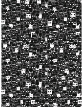 Бумага для декопатч "Черно-белые котики", Decopatch (Франция), 30х40 см