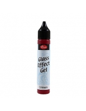 Гель с эффектом стекла Viva-Glaseffekt-Gel, цвет 401 малиновый, 25 мл