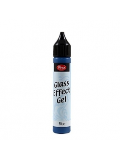 Гель с эффектом стекла Viva Glaseffekt Gel, цвет 600 синий, 25 мл