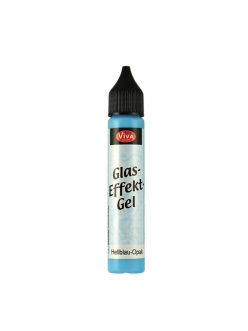 Гель с эффектом стекла Viva-Glaseffekt-Gel 602 матовый голубой, 25 мл