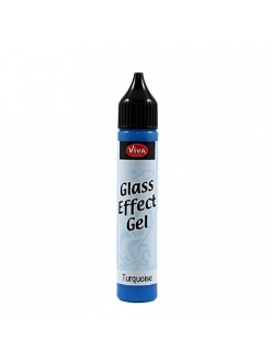 Гель с эффектом стекла Viva-Glaseffekt-Gel 651 бирюзовый, 25 мл