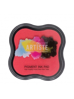 Штемпельная подушка пигментная Pigment Ink Pad, розовый, Docrafts