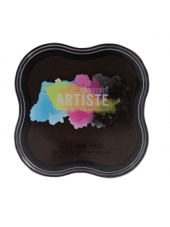 Штемпельная подушка Dye Ink Pad быстросохнущая, цвет шоколадный, Docrafts (Великобритания)