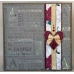 Веллум, пергаментная бумага для скрапбукинга First Noel, 10 листов, 15,2х15,2см, 5 дизайнов, Papermania 