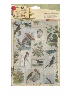 Набор заготовок для открыток с конвертами Nature's Gallery, 10,5х14,8 см