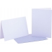 Заготовки для открыток с конвертами French Lavender, 4 цвета, 20 шт, формат А7