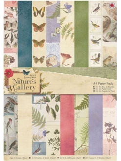 Бумага для скрапбукига, коллекция Nature's Gallery, 32 листа, Papermania 