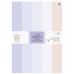 Набор кардстока для скрапбукинга French Lavender, 5 цветов, 50 шт., формат А4, Papermania