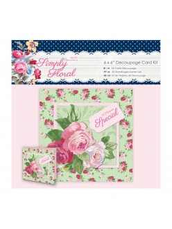 Набор для изготовления открытки Someone Special, коллекция Simply Floral, 16х16 см, Papermania