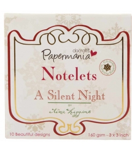 Набор новогодних карточек для скрапбукинга A Silent Night, Papermania