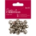 Бубенчики декоративные Jingle Bells Create Christmas, серебро, три размера, 30 шт, DoCrafts 