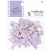 Набор бантиков для скрапбукинга, коллекция French Lavender, 12 шт, Papermania