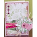 Декоративные клеевые украшения Розовые мерцающие кружочки, 60 шт, Papermania