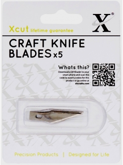 Набор запасных сменных лезвий для макетного ножа №1 арт. XCU 255100, 5 шт., HCUT