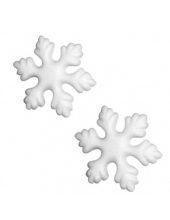 Фигурки из пенопласта "Снежинки" 7 см, 2 шт., EFCO (Германия)