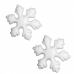 Фигурки из пенопласта Снежинки, 7 см, 2 шт., EFCO