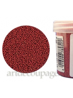 Микробисер металлик красный, 0,5 мм, 50г, EFCO