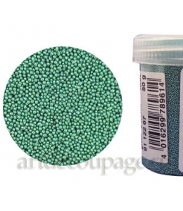 Микробисер металлик зеленый, 0,5 мм, 50г, EFCO (Германия)