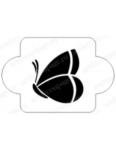 Трафарет пластиковый EDMD080 "Большая бабочка 1", 10х10 см, Event Design