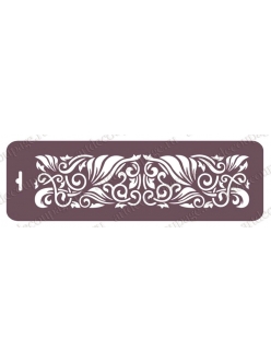 Трафарет бордюр для росписи Орнамент, 10х32 см, Трафарет-Дизайн EDTMB035
